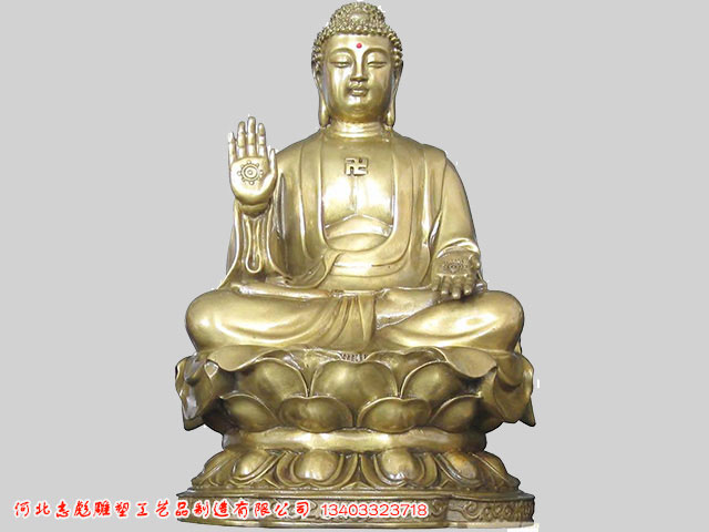 大型銅雕如來(lái)佛像